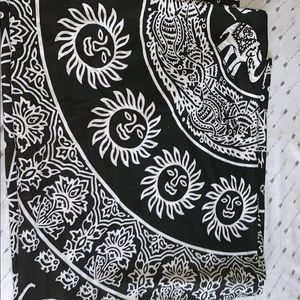 Black and White Tapestry
